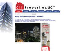 Tablet Screenshot of citiproperties.com